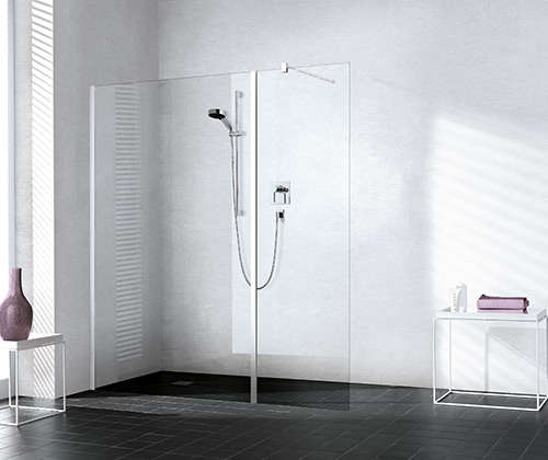 Photo Paroi walk-in WALK-IN-SHOWER XB XBWIH L60 2M argent poli v.clair clean 2