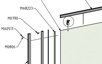 Photo JOINT MAGNETIQUE Référence MA8223 pour EI PIV 1