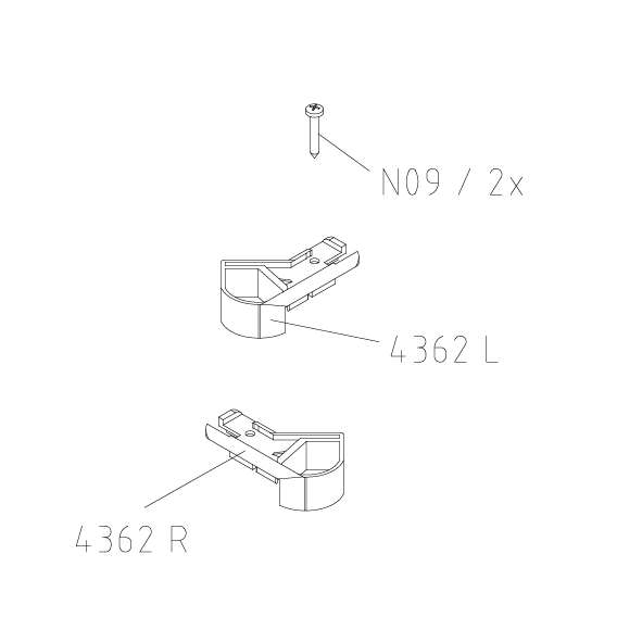 Photo SET PIVOT HAUT 4362 I2 FDR/FDL BLC 1