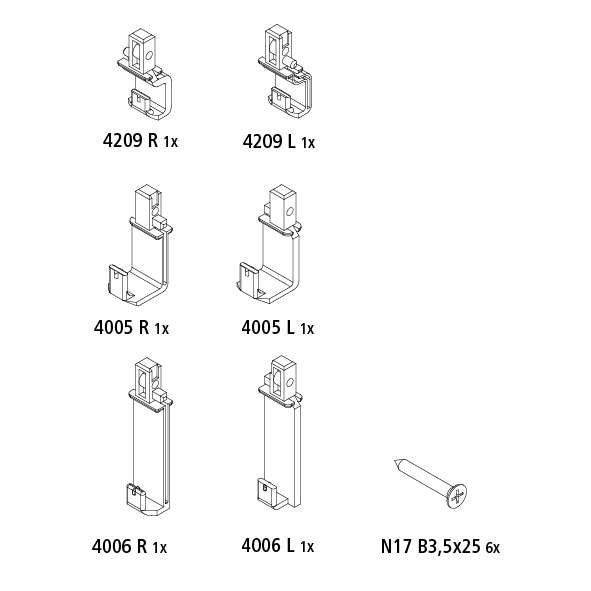 Photo SET 6 GUIDES BAS N2/I2/CA STD / IB30 1