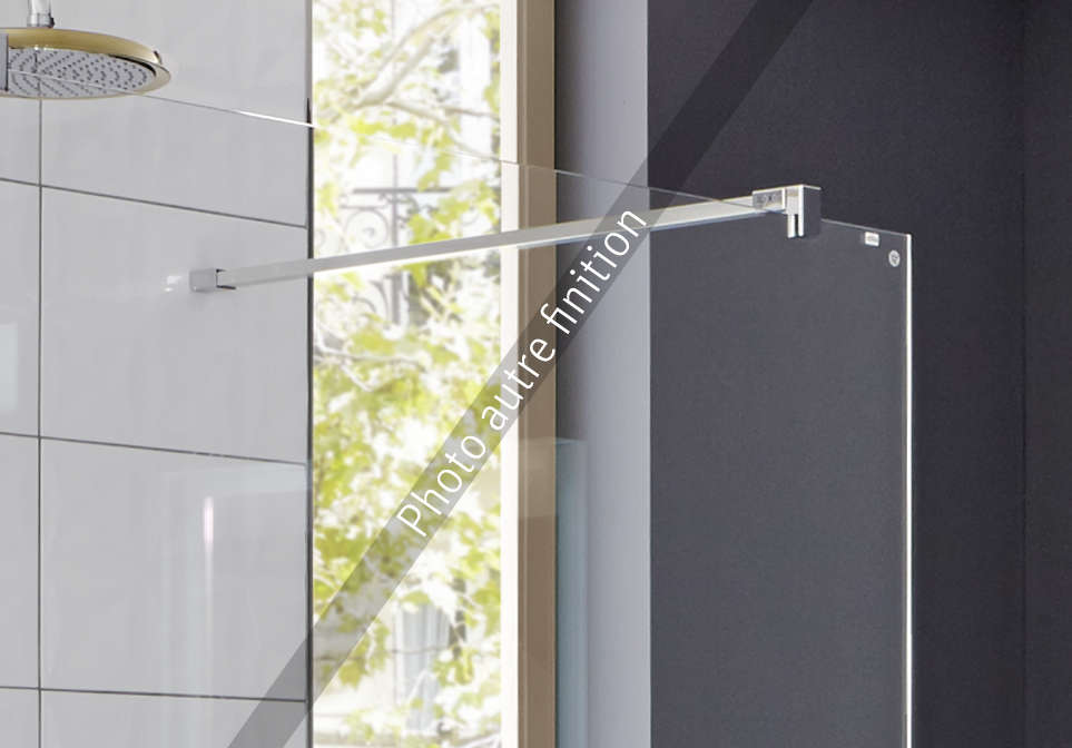 Photo Paroi walk-in WALK-IN-SHOWER XB XBFWA L150 2M noir soft v.clair clean 1