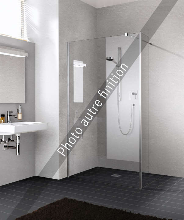 Photo Paroi walk-in WALK-IN-SHOWER XB XBFFW L40 2M noir soft v.clair 1