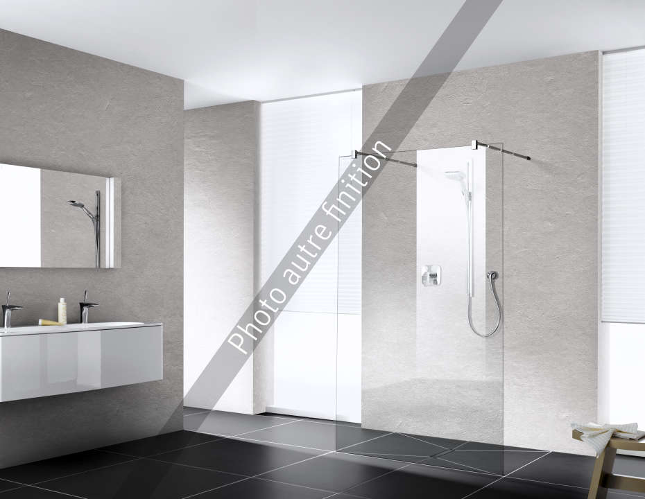 Photo Paroi walk-in WALK-IN-SHOWER XB XBFW1 L140 2M argent poli v.clair 1