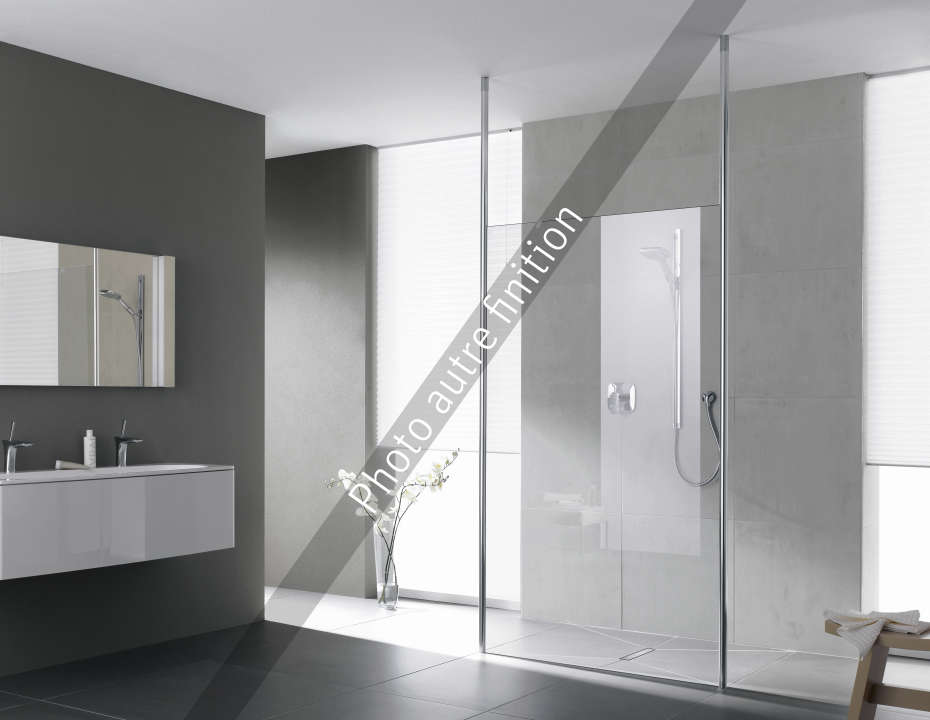 Photo Paroi walk-in WALK-IN-SHOWER XS XSFD1 L150 2M argent poli v.clair clean 1