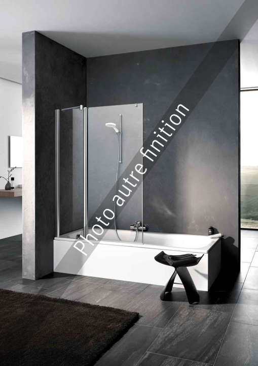 Photo Paroi baignoire PEGA PEDTR L110 1.5M argent poli v.gris clean 1