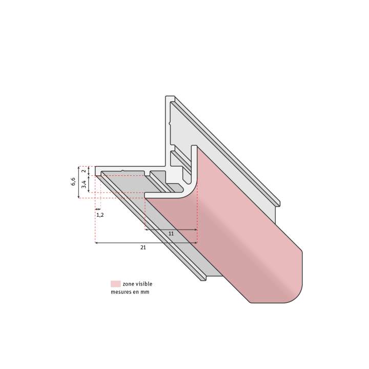 Photo Profilé VIPANEL d'angle extérieur 90° pour panneau BATIPANEL H1.2M noir 2