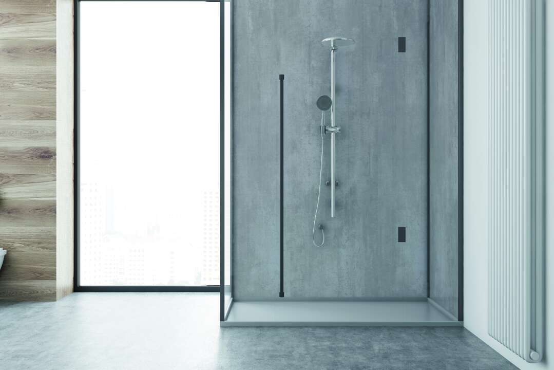 Photo Panneau mural douche VIPANEL BETON GRIS MAT 1500x2550x3MM