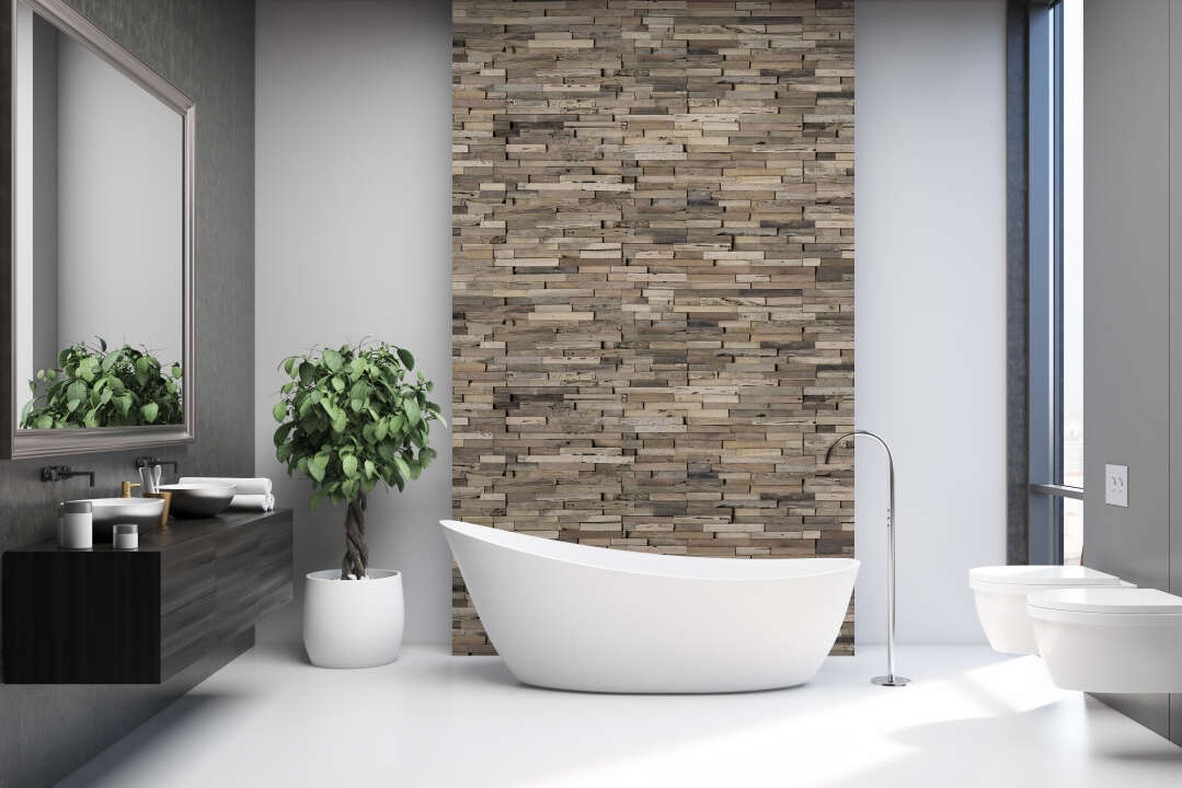 Photo Panneau mural VIPANEL BOIS ACAJOU MAT 1500x2050MM 6MM