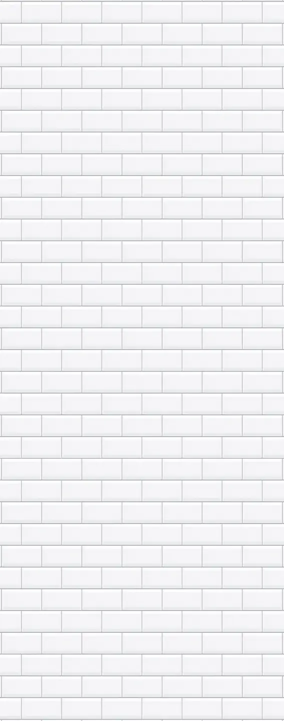 Photo Panneau mural douche VIPANEL CARRELAGE SUBWAY BRI. 1000x2550x3MM