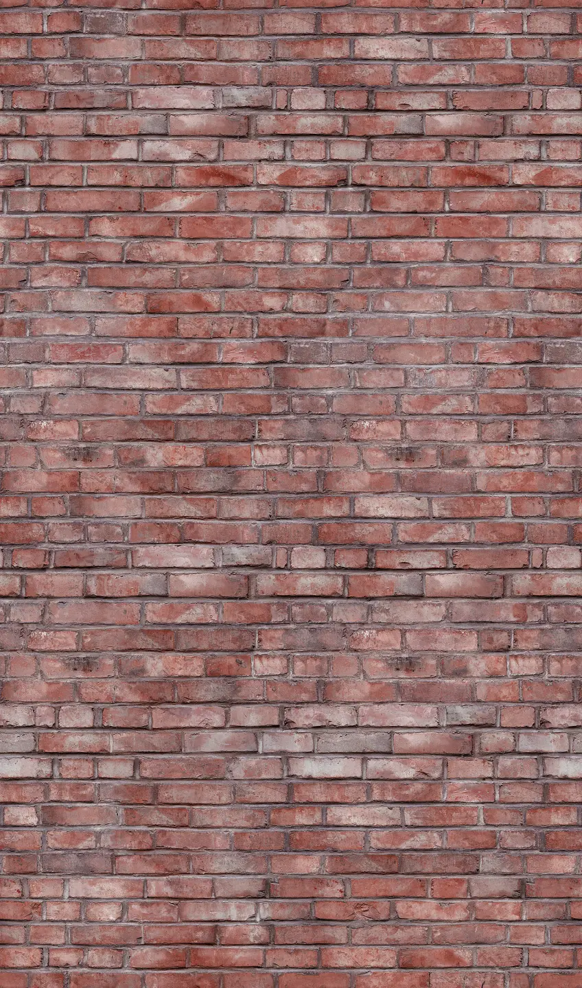 Photo Panneau mural douche VIPANEL PIERRE BRIQUES ROUGES VEL. 1500x2550x3MM